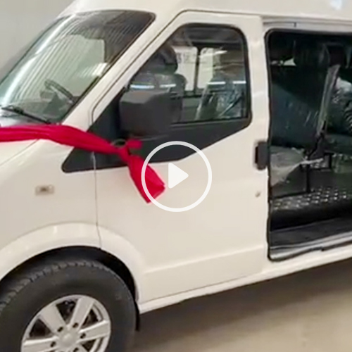 Electric van video